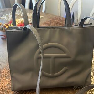 Telfar Charcoal Tote Bag